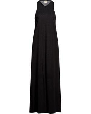 KHAITE Maxi Dress Cotton, Polyamide - Black