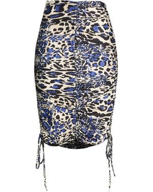 W Les Femmes By Babylon Midi Skirt - Blue