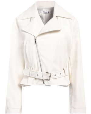 Please Jacket Polyurethane, Viscose - White