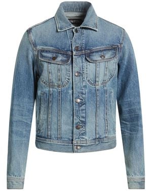 Tom Ford Denim Outerwear Cotton, Polyurethane - Blue