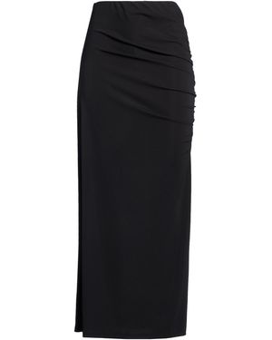 Haveone Maxi Skirt Polyester, Elastane - Black