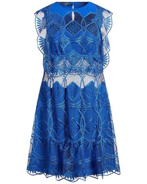 Alberta Ferretti Mini Dress Polyester - Blue