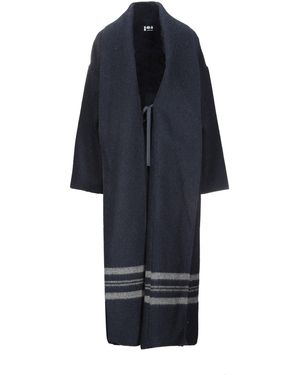 Labo.art Coat Virgin Wool, Wool, Polyamide - Blue