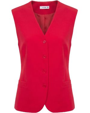Please Tailored Vest Polyester, Elastane