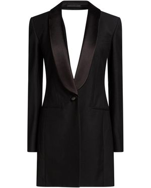 Givenchy Blazer Wool, Mohair Wool, Viscose, Silk - Black