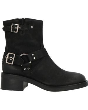 CURIOSITÉ Ankle Boots Leather - Black