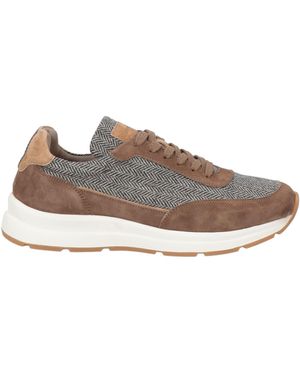 Andrea Ventura Firenze Trainers Leather, Textile Fibres - Brown