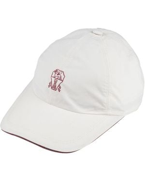 Brunello Cucinelli Mützen & Hüte - Weiß