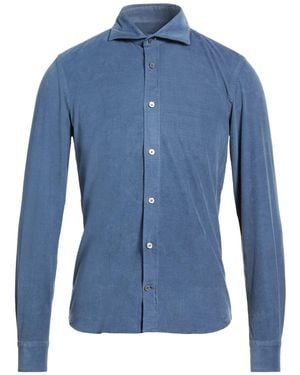MASTRICAMICIAI Slate Shirt Cotton - Blue