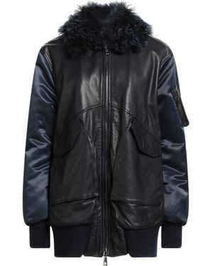 Giorgio Brato Jacket Leather, Cotton, Nylon - Black