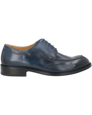 Testoni Lace-Up Shoes Calfskin - Blue