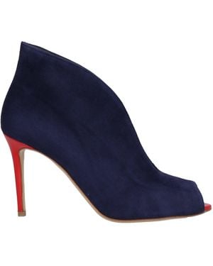 Cerruti 1881 Ankle Boots Goat Skin, Calfskin - Blue