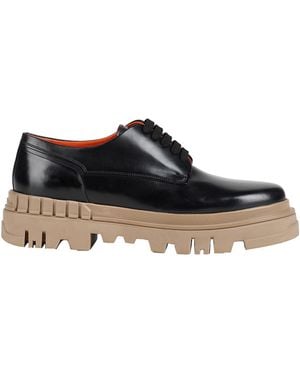 Santoni Schnürschuh - Schwarz