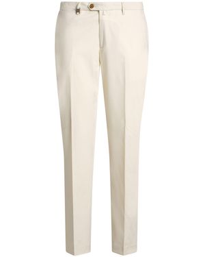 Barbati Ivory Trousers Viscose, Polyamide, Elastane - Natural