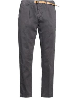 White Sand Trousers Cotton, Elastane - Grey