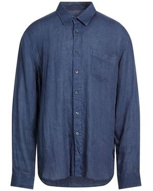 120% Lino Shirt Linen - Blue