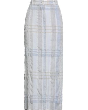 Forte Sky Maxi Skirt Viscose, Polyester - White