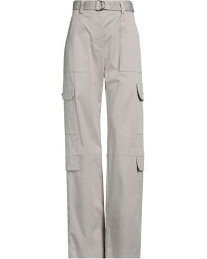 MSGM Light Trousers Cotton, Elastane - Grey