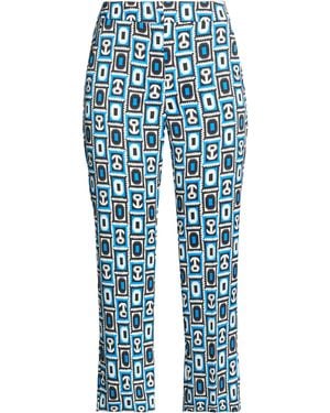 Marella Trousers Polyester - Blue