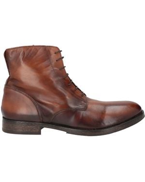Moma Tan Ankle Boots Leather - Brown