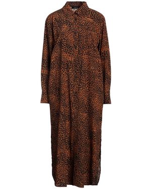JADICTED Midi Dress - Brown