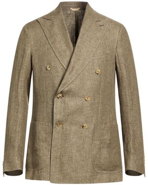 De Petrillo Blazer Linen - Green
