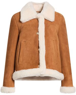 Maje Shearling & Teddy - Brown