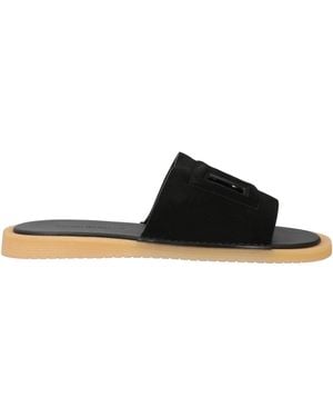 Dolce & Gabbana Sandals Calfskin - Black