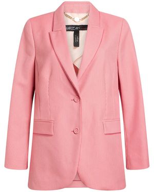 Marc Cain Fuchsia Blazer Polyester, Viscose - Pink