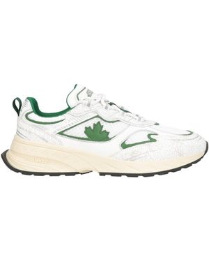 DSquared² Sneakers Leather, Textile Fibers - White
