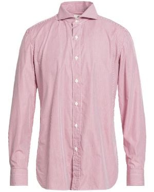 Luigi Borrelli Napoli Shirt Cotton - Pink