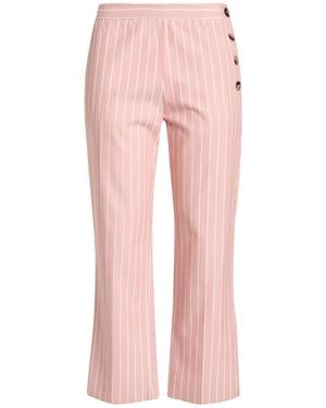 Victoria Beckham Pants Cotton - Pink