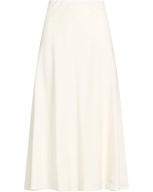 Brunello Cucinelli Ivory Midi Skirt Virgin Wool, Viscose, Elastane - White