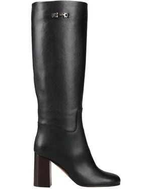Ferragamo Boot Leather - Black