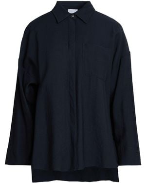 RUE DU BAC Midnight Shirt Viscose, Polyester - Blue