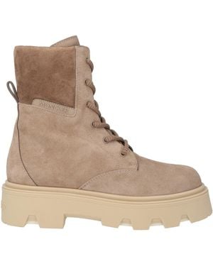 Moncler Ankle Boots Leather - Brown