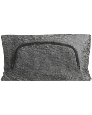 AMINE S.1 Charcoal Handbag Ovine Leather - Gray