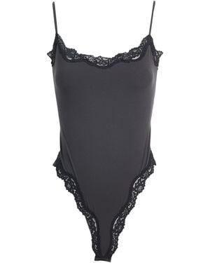 Skims Bodysuit Polyamide, Elastane - Black