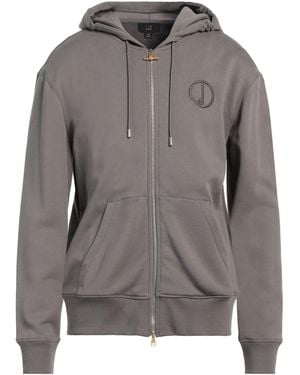 dunhill Cotton French Terry Hooded Sweatshirt - Grey
