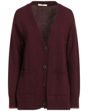 Maliparmi Burgundy Cardigan Wool, Viscose, Polyamide, Mohair Wool, Acrylic - Purple