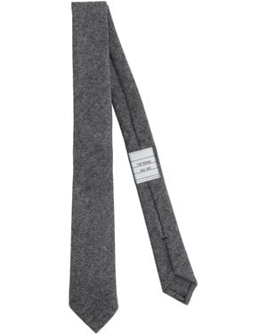 Thom Browne Lead Ties & Bow Ties Wool - Gray