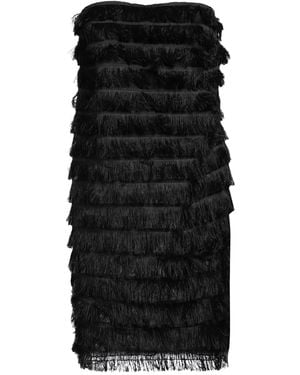 Alberta Ferretti Mini Dress Polyester, Polyimide, Elastane - Black