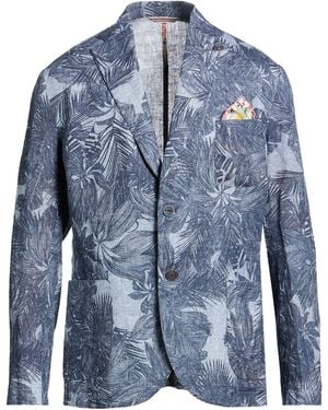 Bob Slate Blazer Cotton, Elastane - Blue