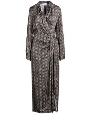 Soallure Midi Dress Viscose - Gray