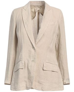 120% Lino Blazer Linen - Natural