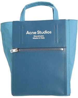 Acne Studios Slate Handbag Nylon, Calfskin - Blue