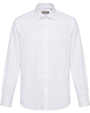 Canali Shirt Cotton - White