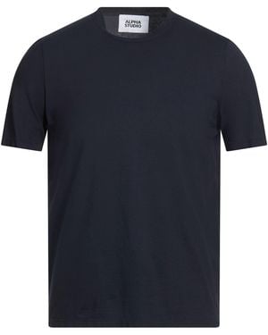 Alpha Studio Midnight T-Shirt Cotton, Elastane - Blue