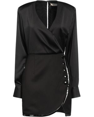 Nineminutes Mini Dress Polyester, Viscose, Elastane - Black