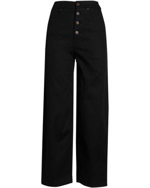 Department 5 Trousers Cotton, Elastane - Black